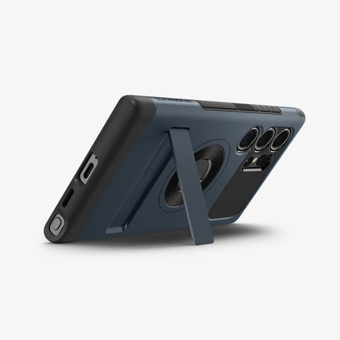 ACS07188 - Galaxy S24 Ultra Case Slim Armor (MagFit) in Metal Slate showing the back